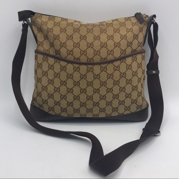 Gucci Handbags - Authentic Gucci Monogram Vintage Crossbody Bag